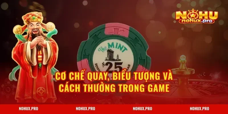 Cơ chế quay, biểu tượng và cách thưởng trong game